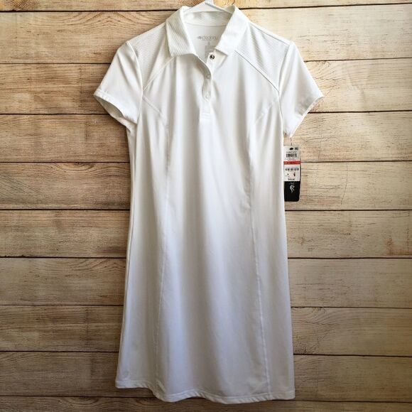 NEW WITH TAGS IDEOLOGY GOLF/TENNIS DRESS IN WHITE‎ - Picture 1 of 8